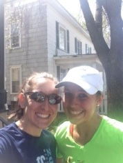 This is Bree. Bree is amazing. She not only ran 15 miles with me a week after running Boston Marathon, but she also ran my 18 miler with me!